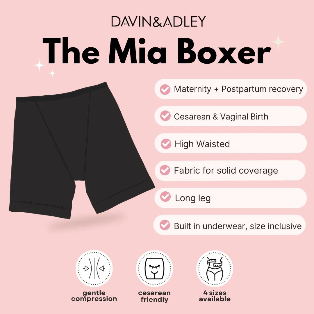 Mia Boxer Short - Maternity & Postpartum Recovery Underwear - (NON-RETURNABLE)
