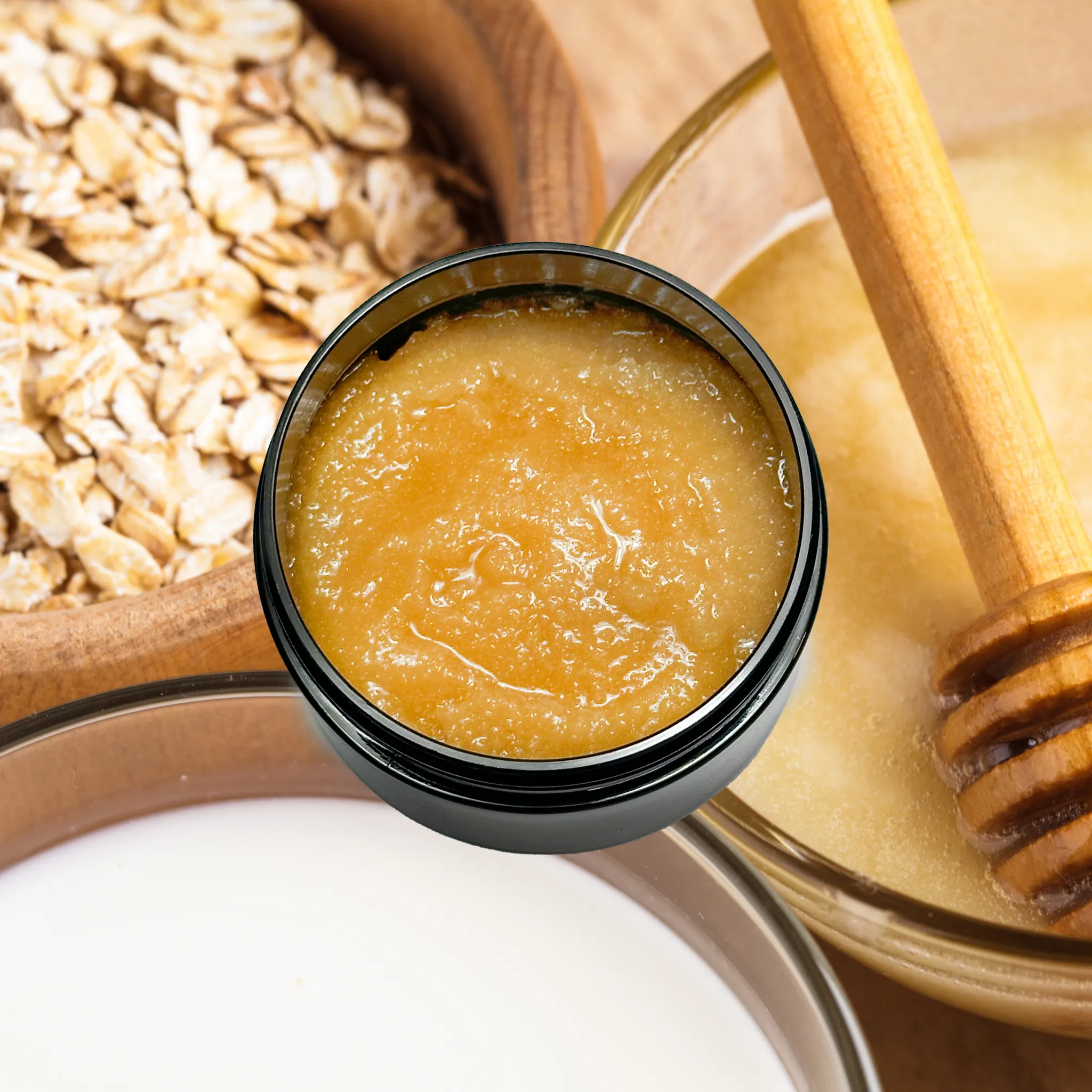 Milk and Honey Whipped Shea Sugar Scrub Cocoa Butter Vitamin E 4 oz