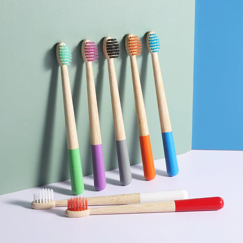 Mini Size Bamboo Toothbrush for Kids/ Children/ Home/ Travel