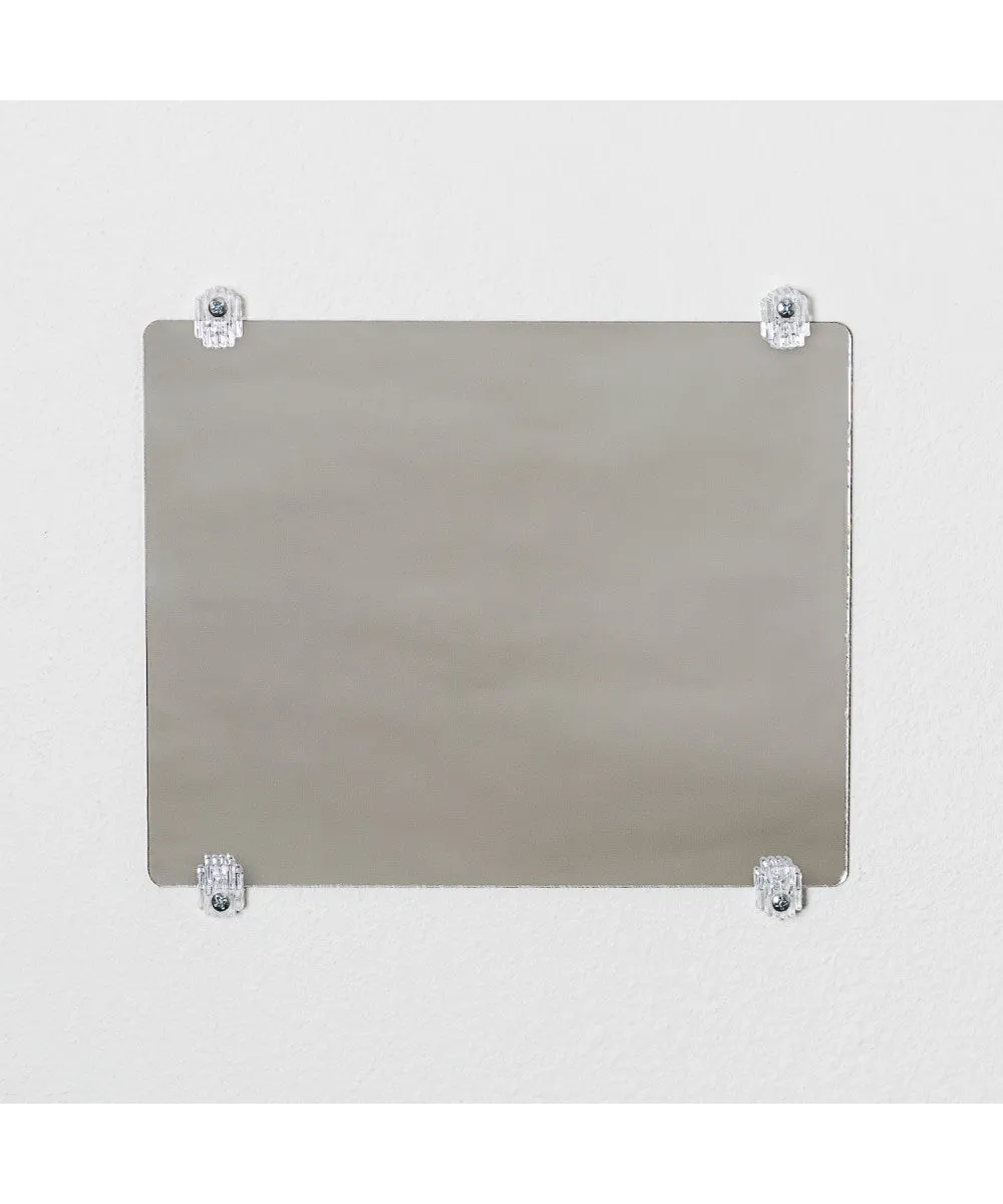 Mirror Mounting Hardware Mirror Holder Clips, 4-Piece Set