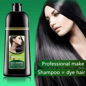 MOKERU Shampoo Noni Fruit Black Hair Dye - 500ml