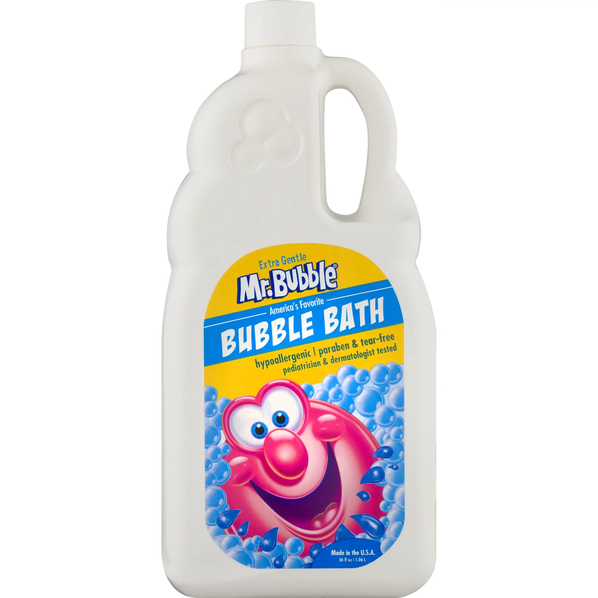 Mr. Bubble Extra Gentle Bubble Bath, Dye and Fragrance Free, 36 fl oz
