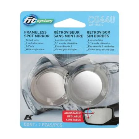 MRR C0440 K-Source Stick-On Blind Spot Mirror (Frameless, Round, 2", 2 pk)