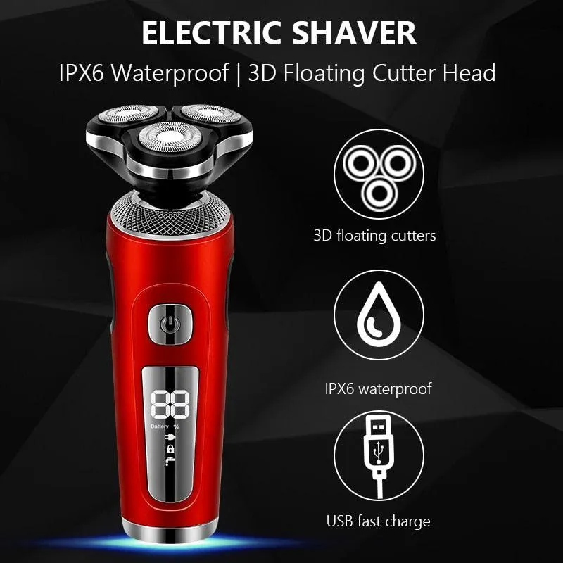 Multi-function Electric Shaver Electric Razor USB Rechargeable Shaving