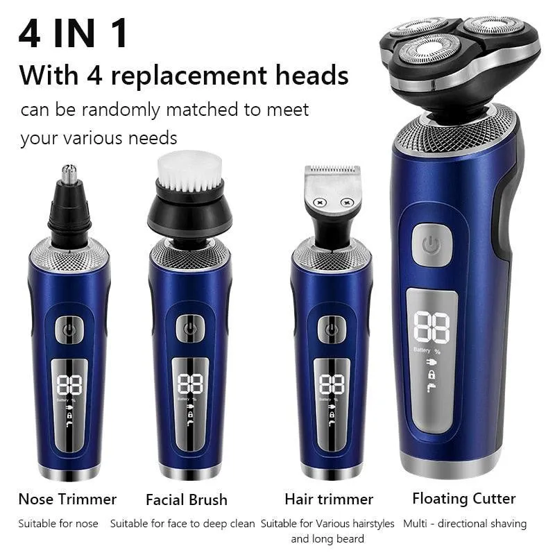 Multi-function Electric Shaver Electric Razor USB Rechargeable Shaving
