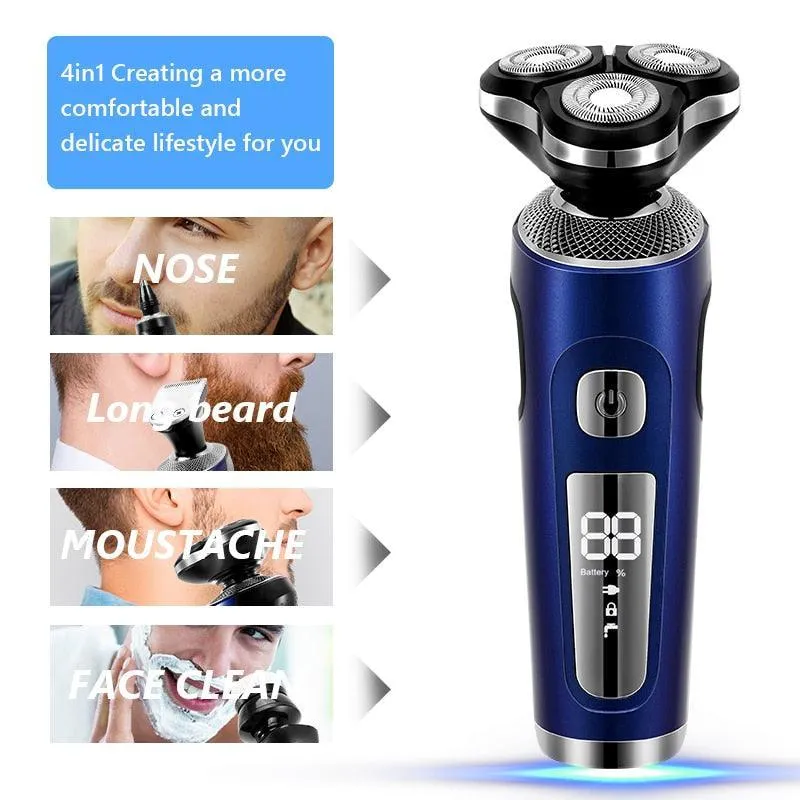 Multi-function Electric Shaver Electric Razor USB Rechargeable Shaving