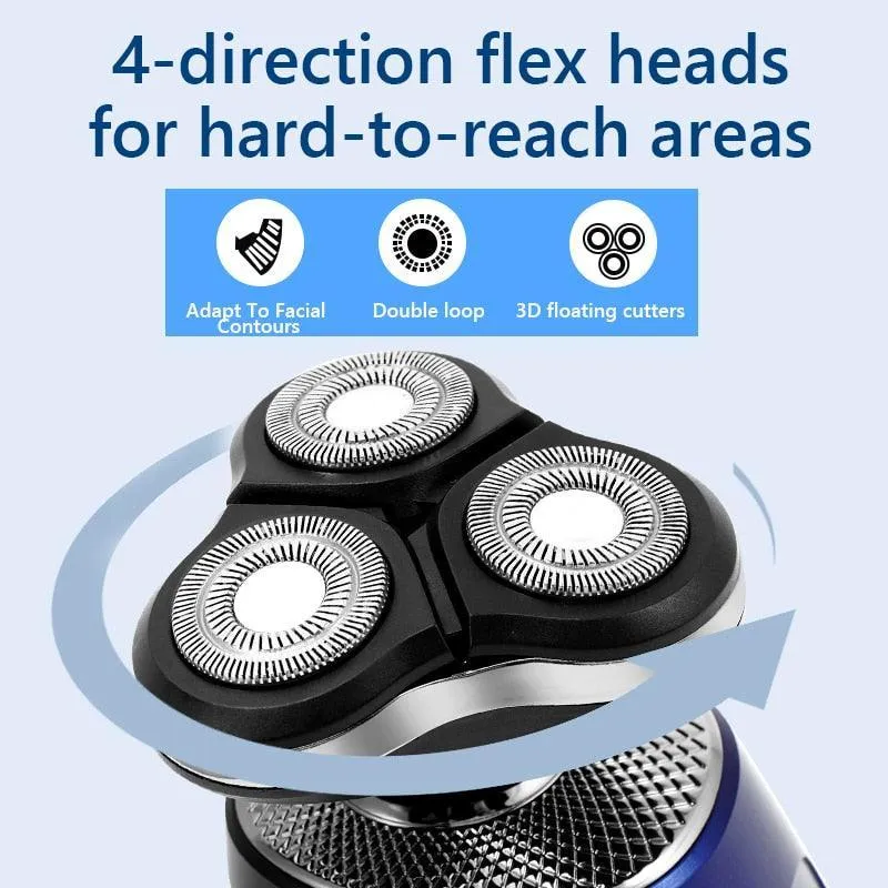 Multi-function Electric Shaver Electric Razor USB Rechargeable Shaving