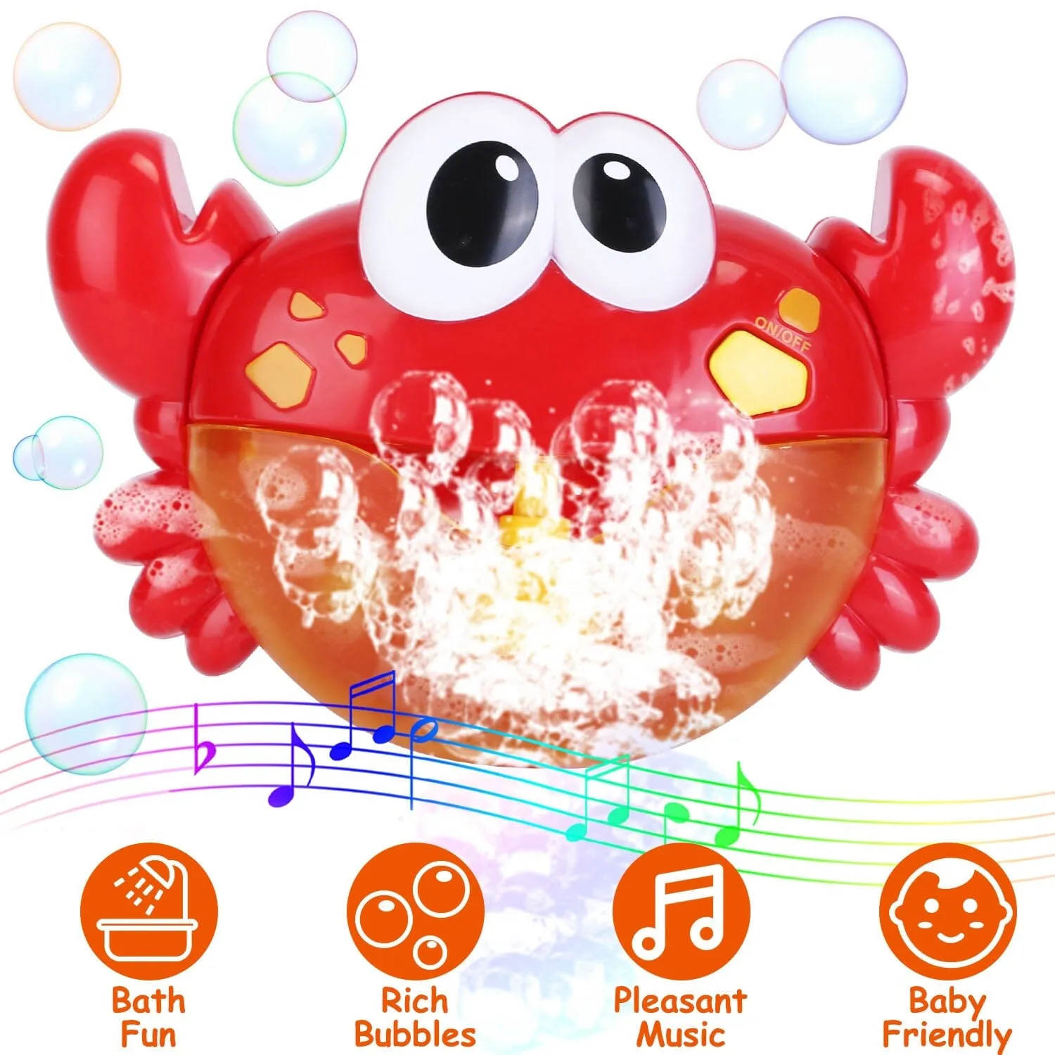 Musical Bubble Bath Maker for Bathtubs Toddler Bubble Machine