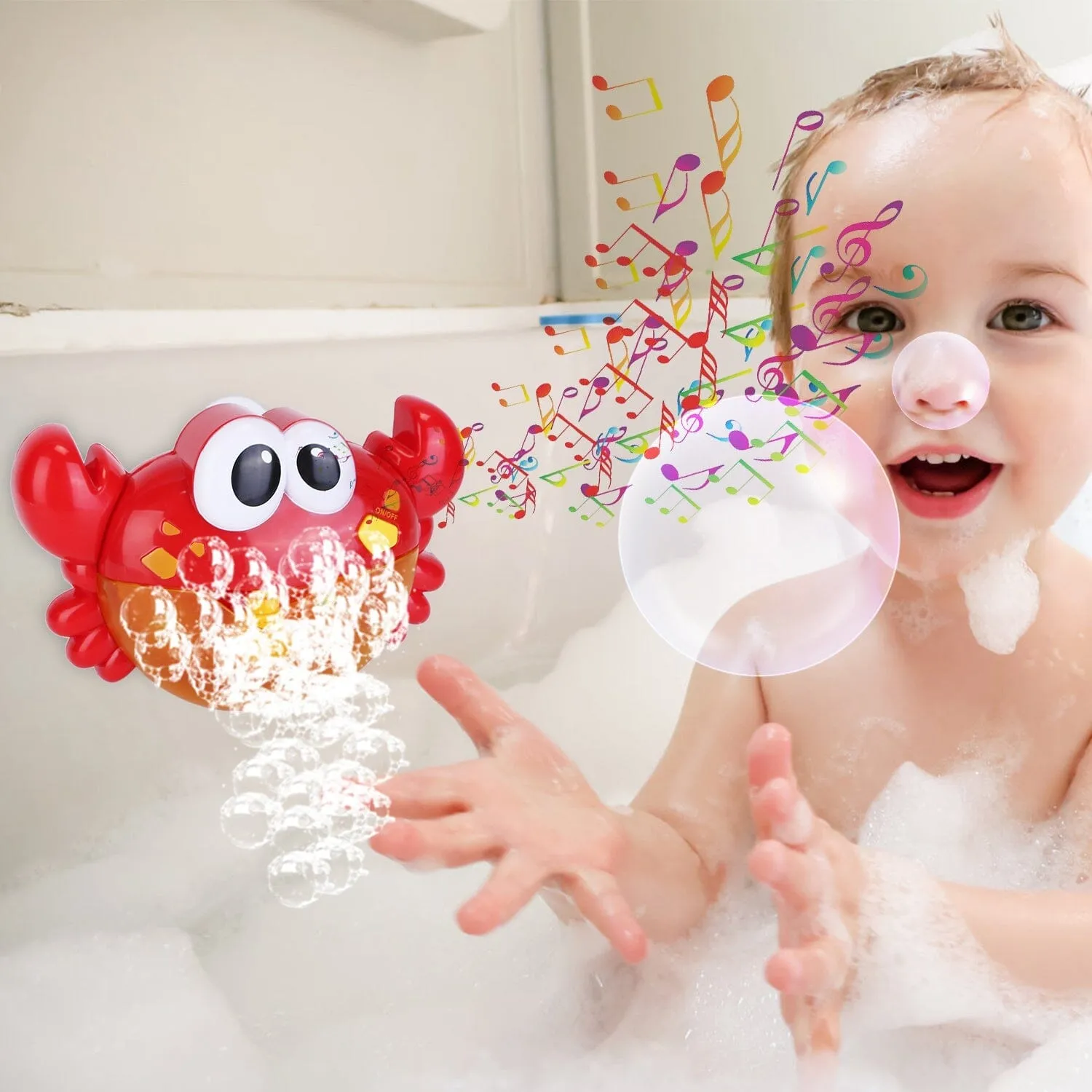 Musical Bubble Bath Maker for Bathtubs Toddler Bubble Machine