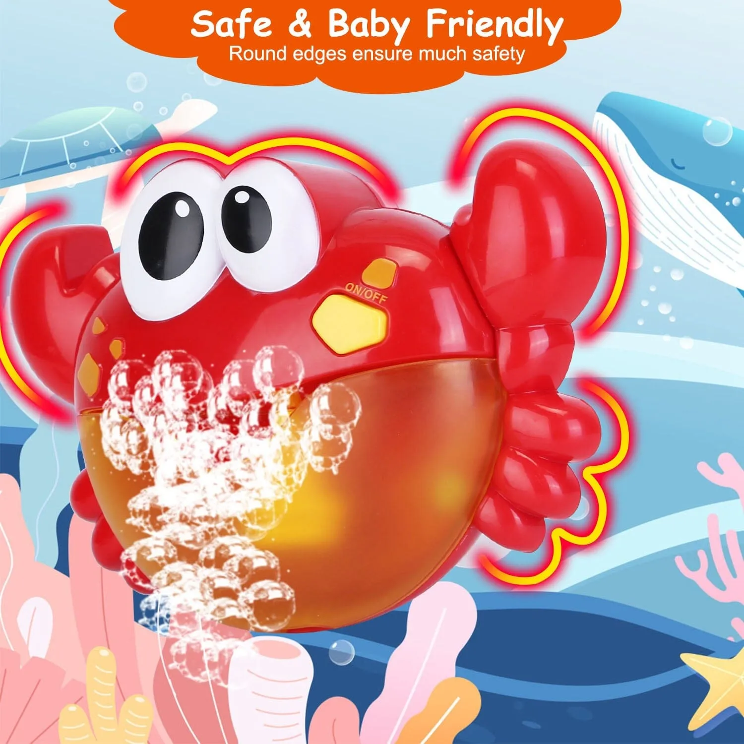 Musical Bubble Bath Maker for Bathtubs Toddler Bubble Machine