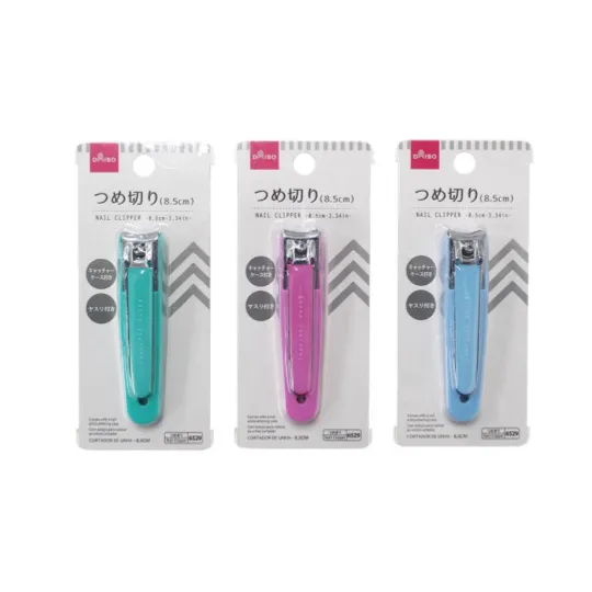 Nail Clipper - Green/Pink/Blue - 8.5cm
