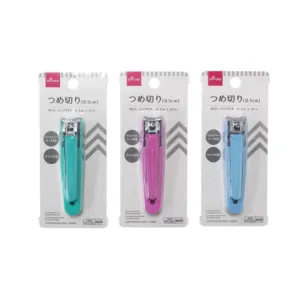 Nail Clipper - Green/Pink/Blue - 8.5cm