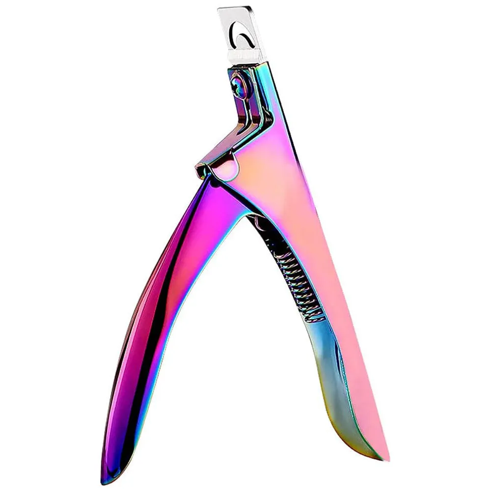 Nail Scissor False Nail Clipper Acrylic Nail Tips Cutter Manicure Tool Multicolor