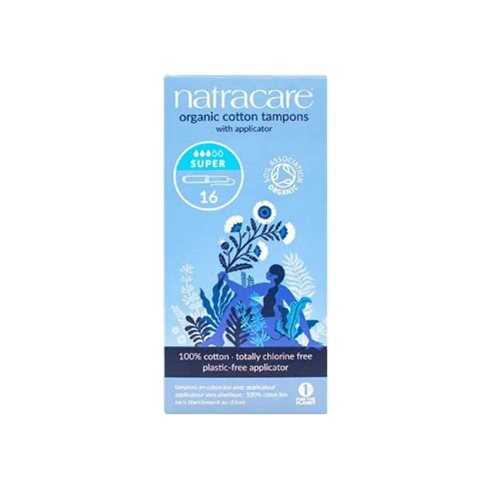 Natracare - Organic Tampons - 100% Cotton, 20pc