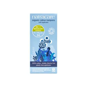 Natracare - Organic Tampons - 100% Cotton, 20pc