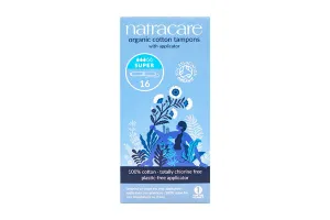 Natracare® Super Organic Cotton Tampons with Applicator