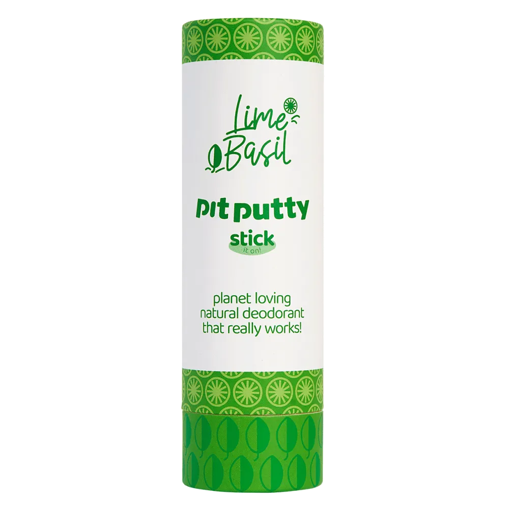 Natural Deodorant Stick - Lime Basil