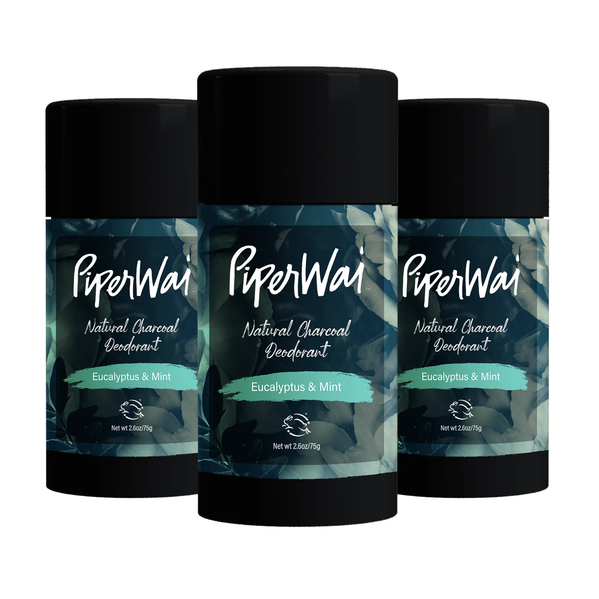 Natural Deodorant Stick without Aluminum, Activated Charcoal