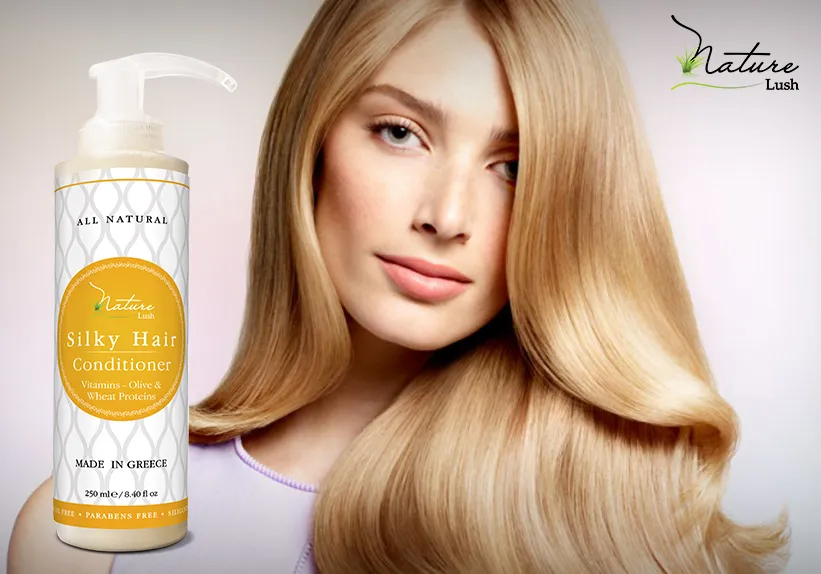 Nature Lush Organic Olive Silky Hair Conditioner - Sulfate Free Treatment