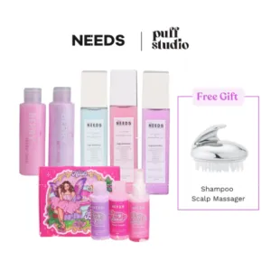 NEEDS Keratin Hair Care Set & Shampoo Scalp Massager (Free Gift)
