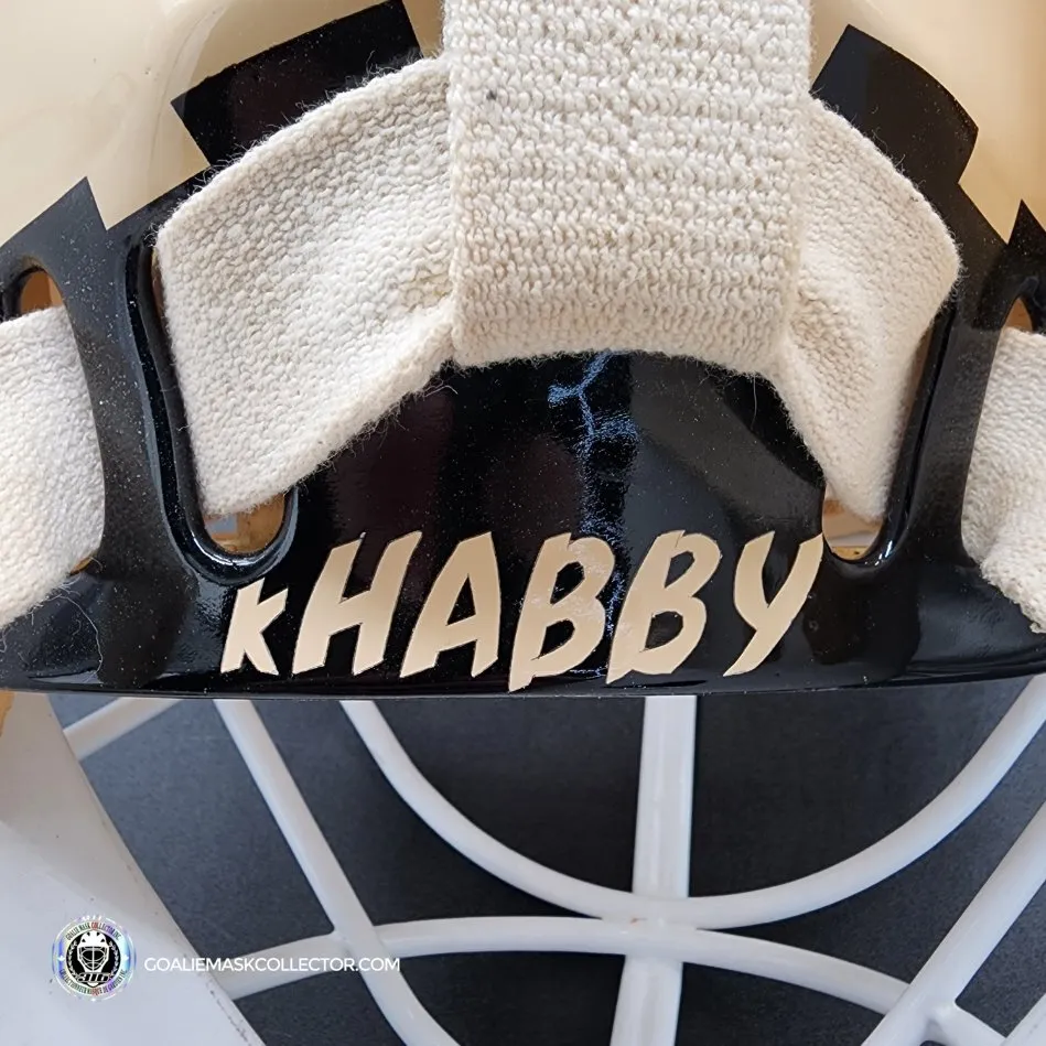 Nikolai Khabibulin Goalie Mask Game Worn 1998 Phoenix Coyotes Made and Painted by Greg Harrison-SOLD
