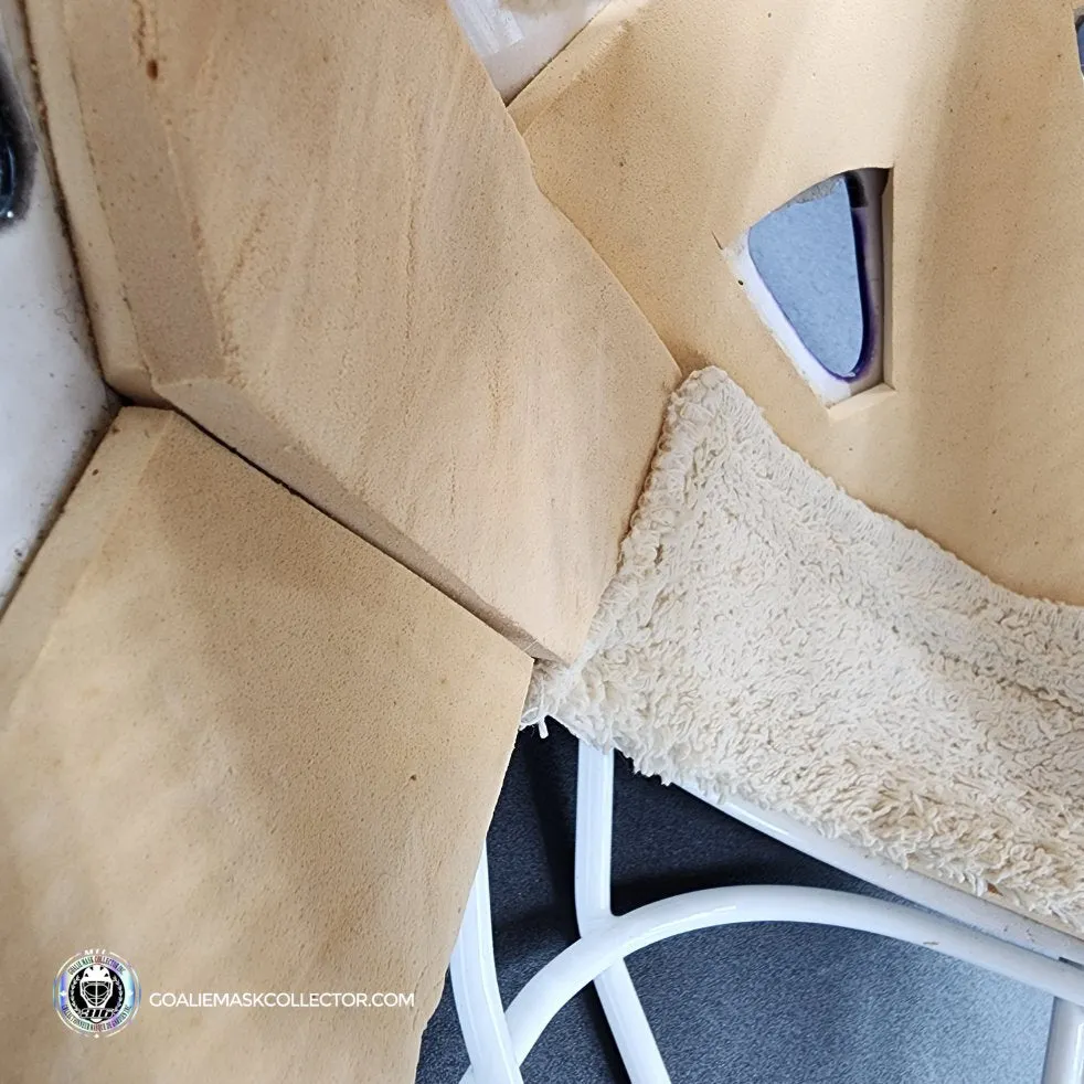Nikolai Khabibulin Goalie Mask Game Worn 1998 Phoenix Coyotes Made and Painted by Greg Harrison-SOLD