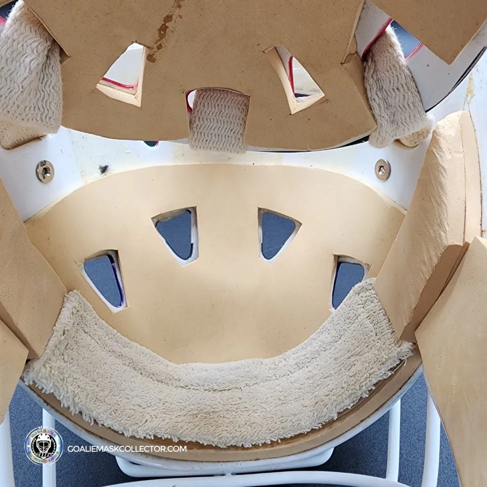 Nikolai Khabibulin Goalie Mask Game Worn 1998 Phoenix Coyotes Made and Painted by Greg Harrison-SOLD