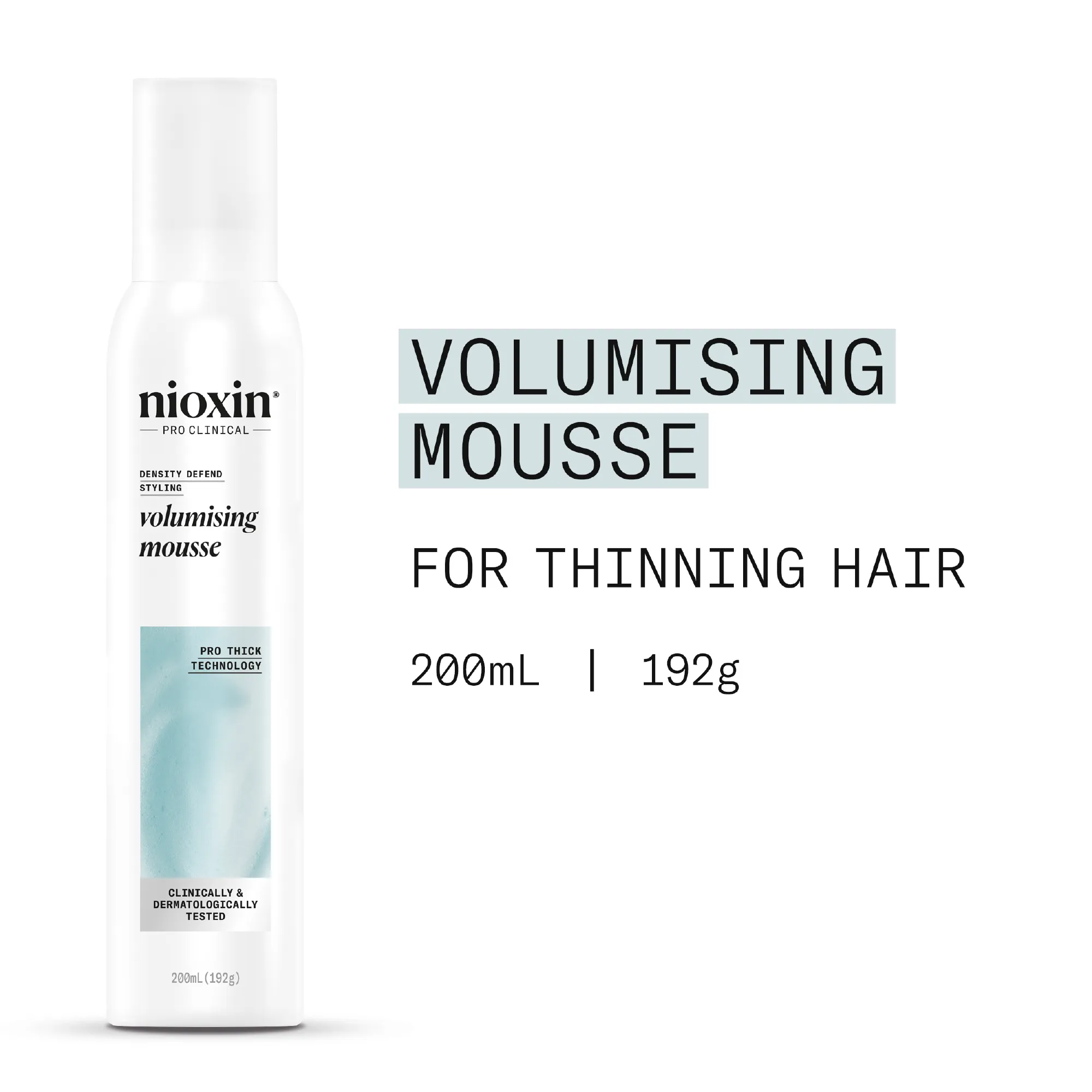 Nioxin Volumising   Thickening Mousse 200ml