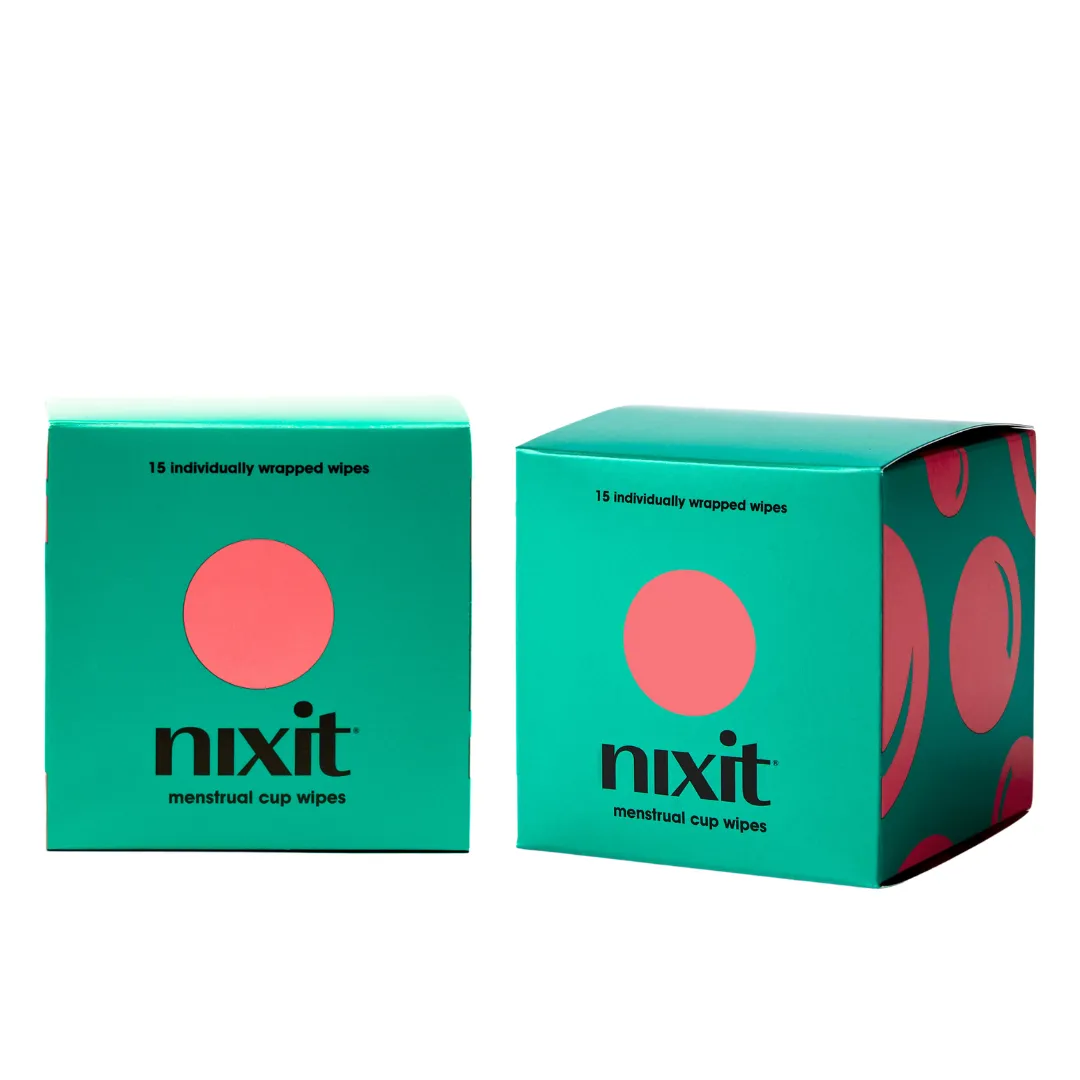 nixit menstrual cup wipes