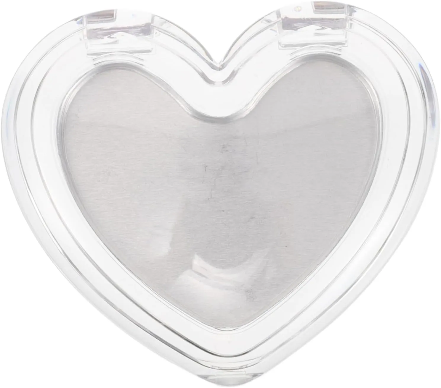 NOLITOY Heart Shaped Makeup Palette Blush Organizer Box Portable Powder Storage Refillable Palette Tray