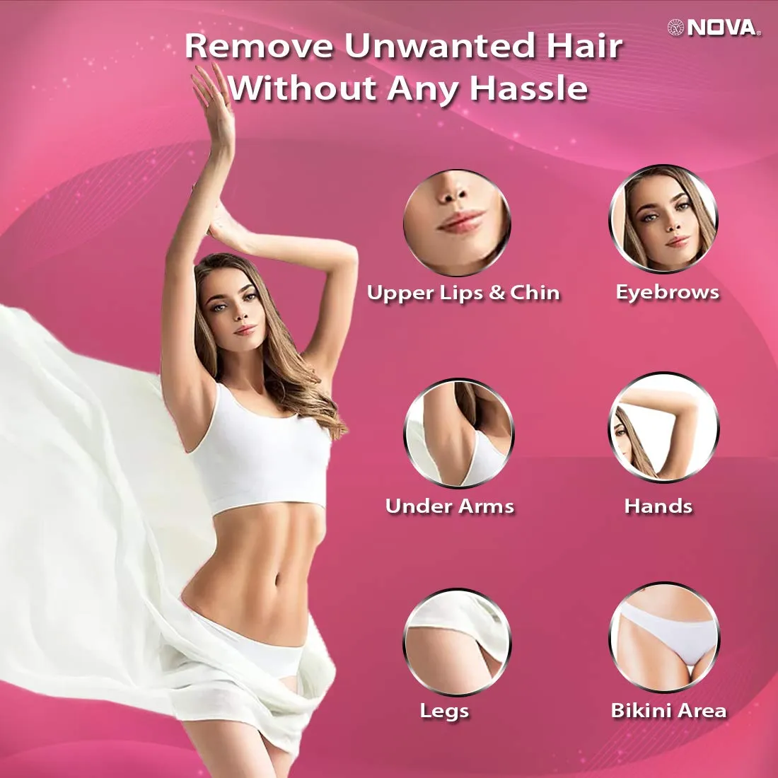 Nova NLS 530 Sensi-Trim Touch Runtime: 45 min Trimmer for Women