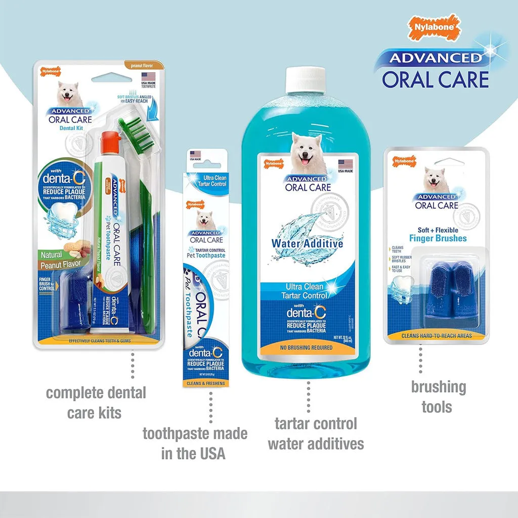 Nylabone Advanced Oral Care Original Flavor Cat Dental Kit, 3 count