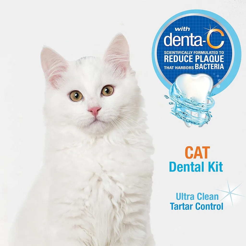 Nylabone Advanced Oral Care Original Flavor Cat Dental Kit, 3 count