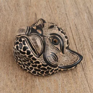 Observant Jaguar Ceramic Mask