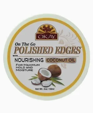 Okay  On The Go Polished Edges Coconut Oil