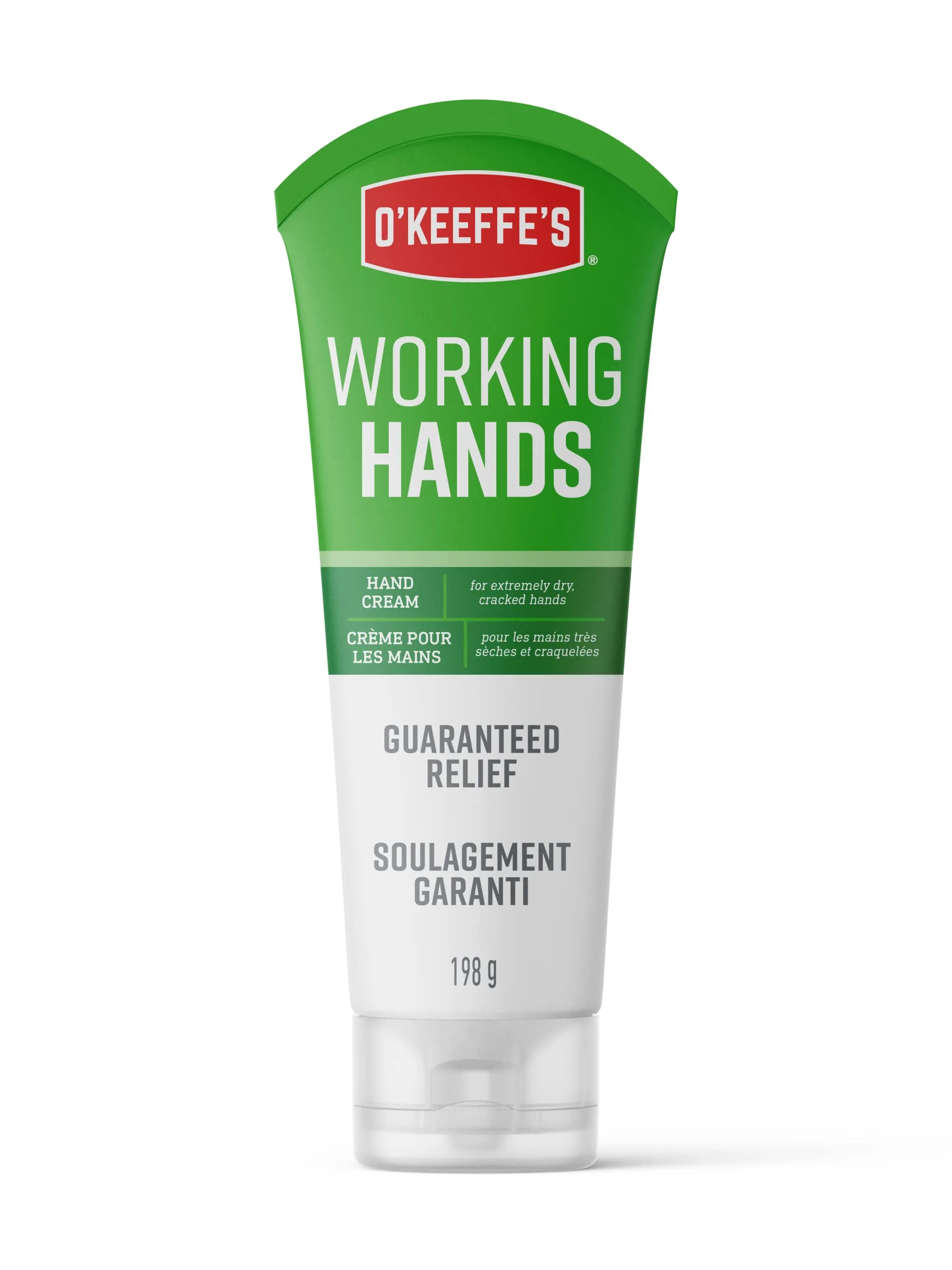 O'Keeffe's Hand and Feet Combination Pack, Includes Working Hands Hand Cream 7oz and Healthy Feet Foot Cream 7oz, Two 7oz/198g Tubes, (Pack of 2), 109095, White