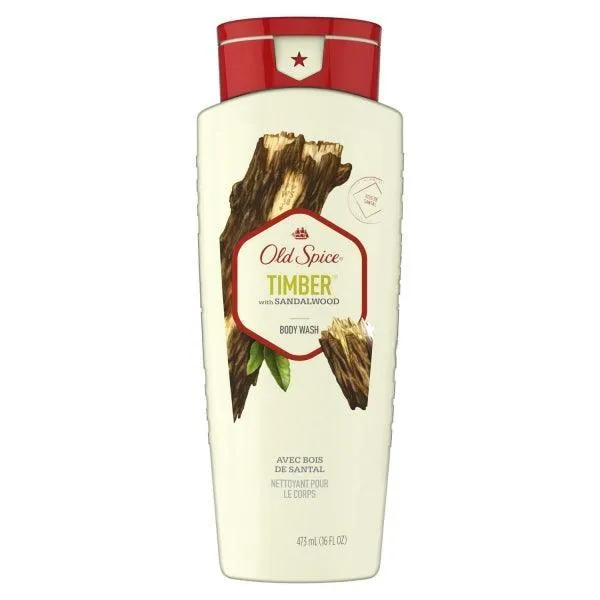 OLD SPICE TIMBER BODY WASH 473ML