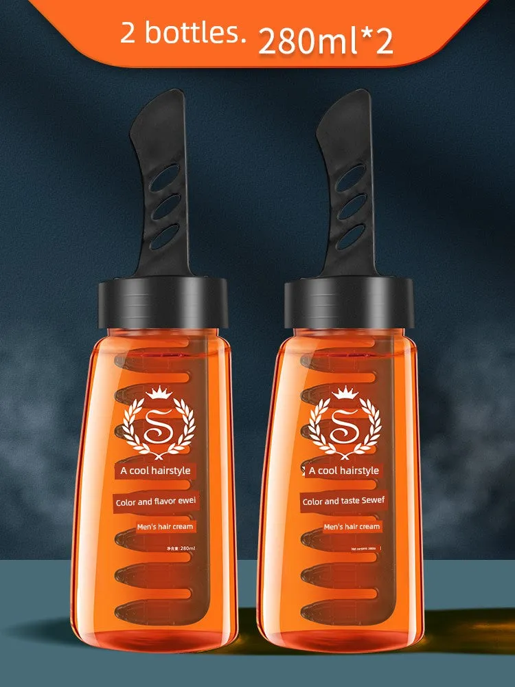 One Comb Cool Hair Gel - Moisturizing Styling Cream for Curls & Straight Hair, Hold & Shape with Ease, by Color and Taste