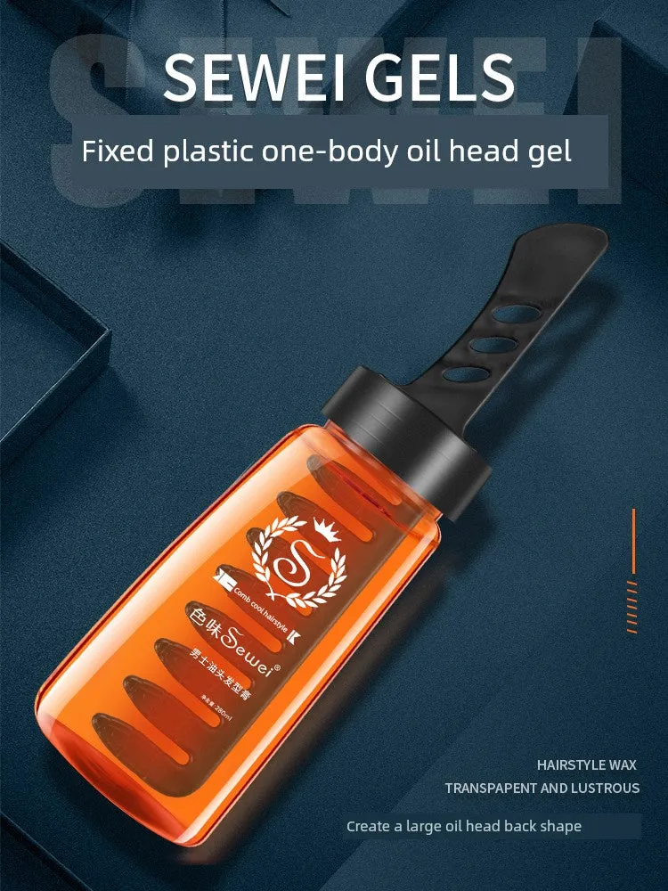 One Comb Cool Hair Gel - Moisturizing Styling Cream for Curls & Straight Hair, Hold & Shape with Ease, by Color and Taste