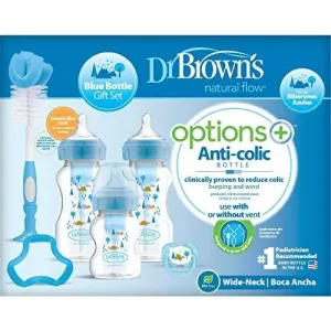 Options  Gift Set - Wide-Neck Bottle (Blue)