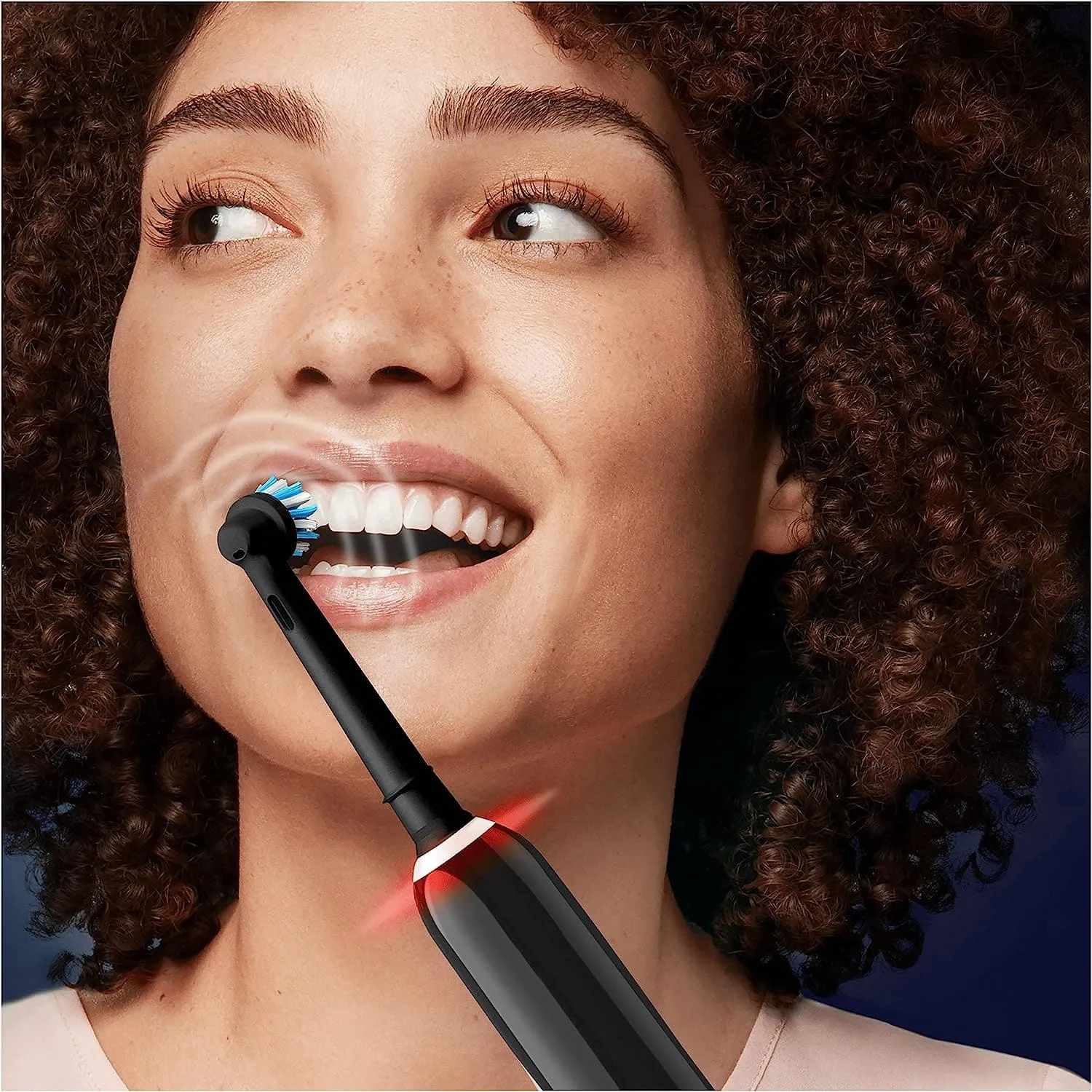 Oral-B Pro 3 Electric Toothbrush for Adults - 3 Modes, 1 Cross Action Head, Teeth Whitening, 2-Pin UK Plug, 3000 - Black | Gift for Women/Men