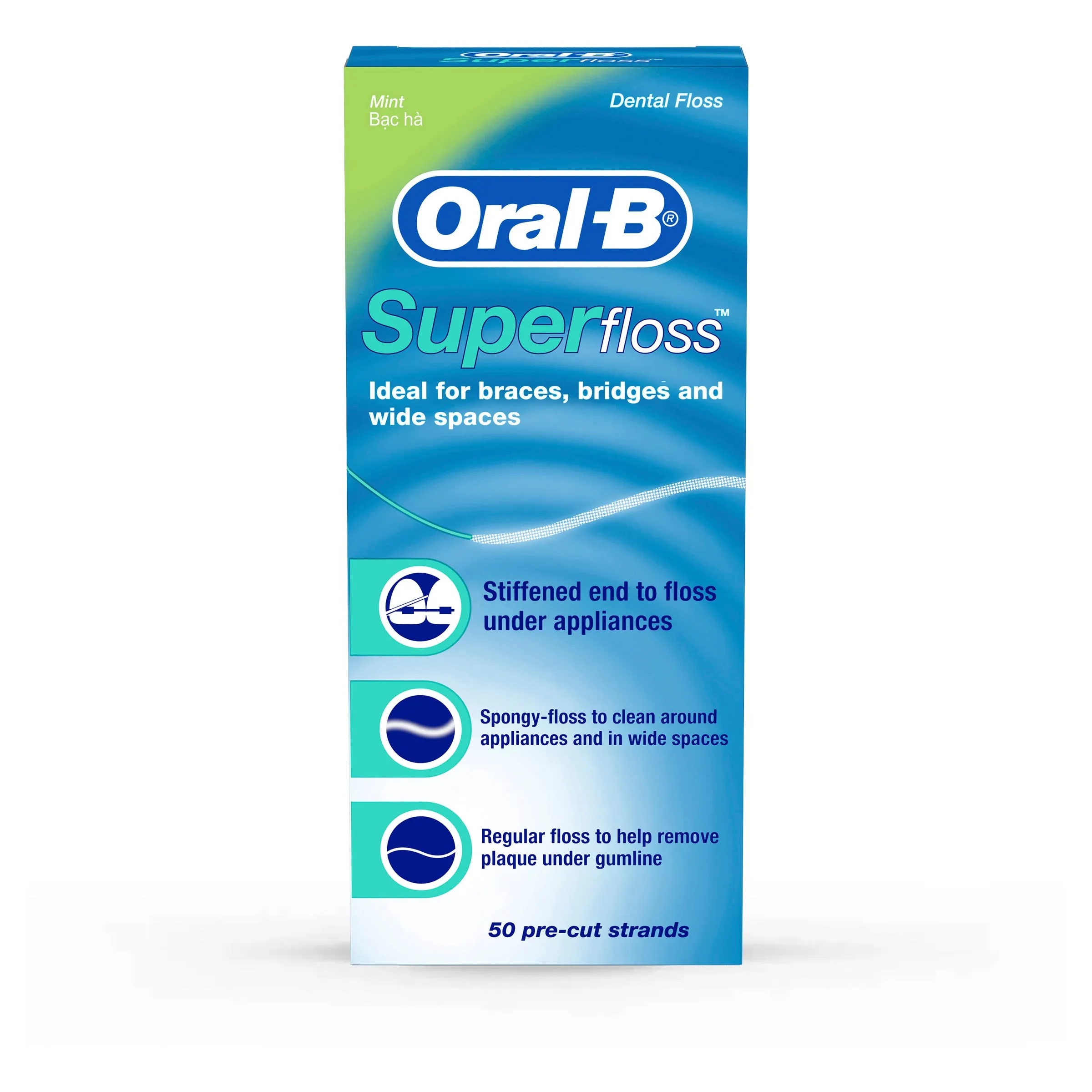 Oral-B Super Floss Unwaxed 50m