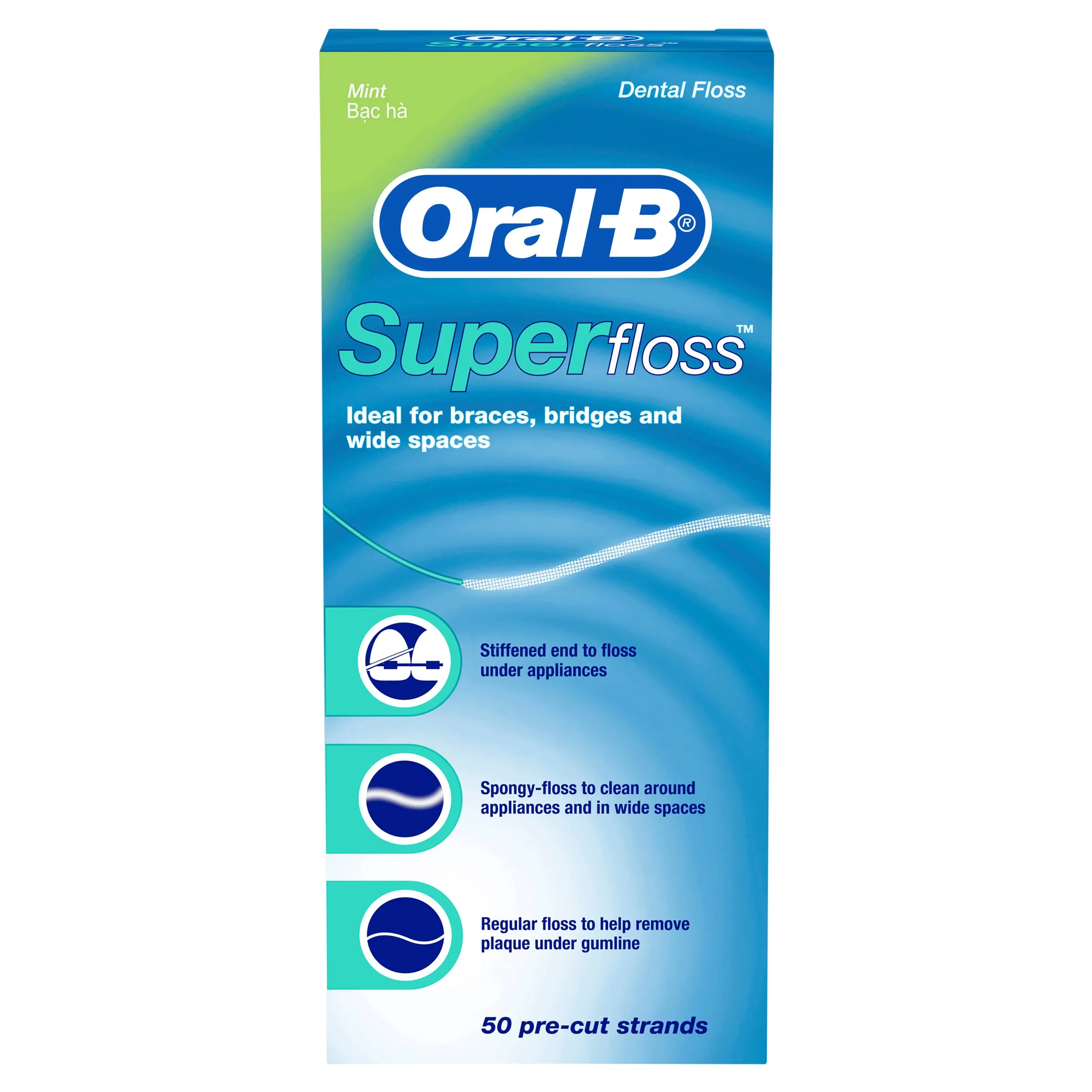 Oral-B Super Floss Unwaxed 50m