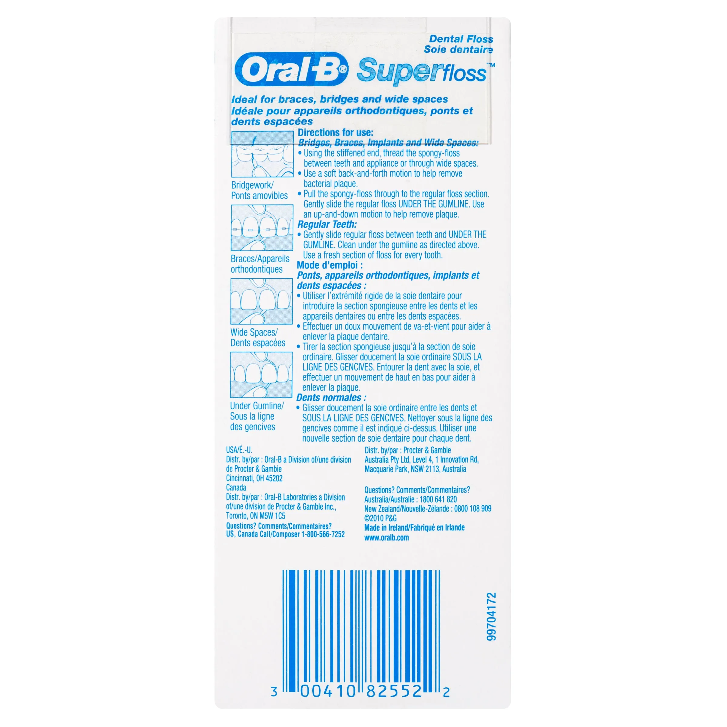 Oral-B Super Floss Unwaxed 50m
