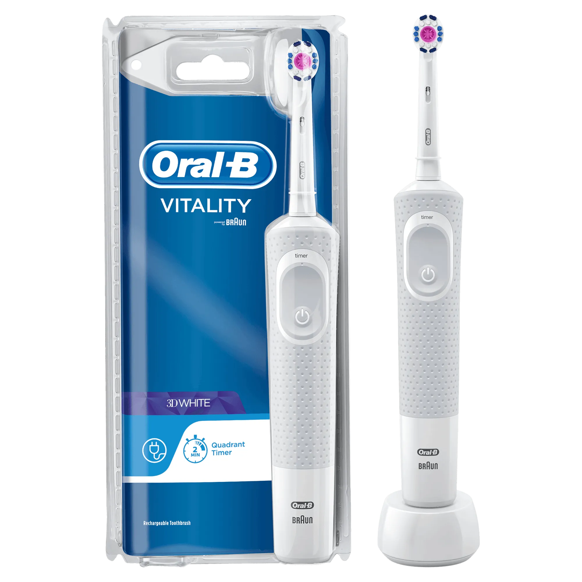 Oral-B Vitality White and Clean Rechargeable Toothbrush