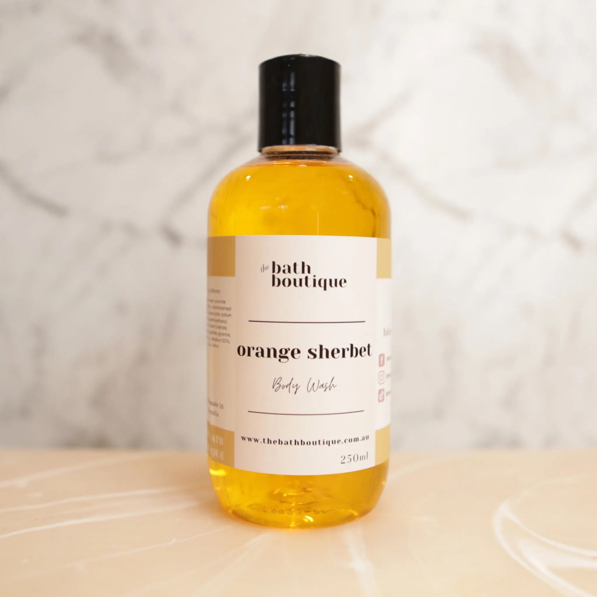 orange sherbet body wash