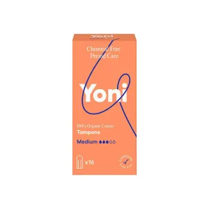 Organic Non Applicator Tampons Medium 16 packs