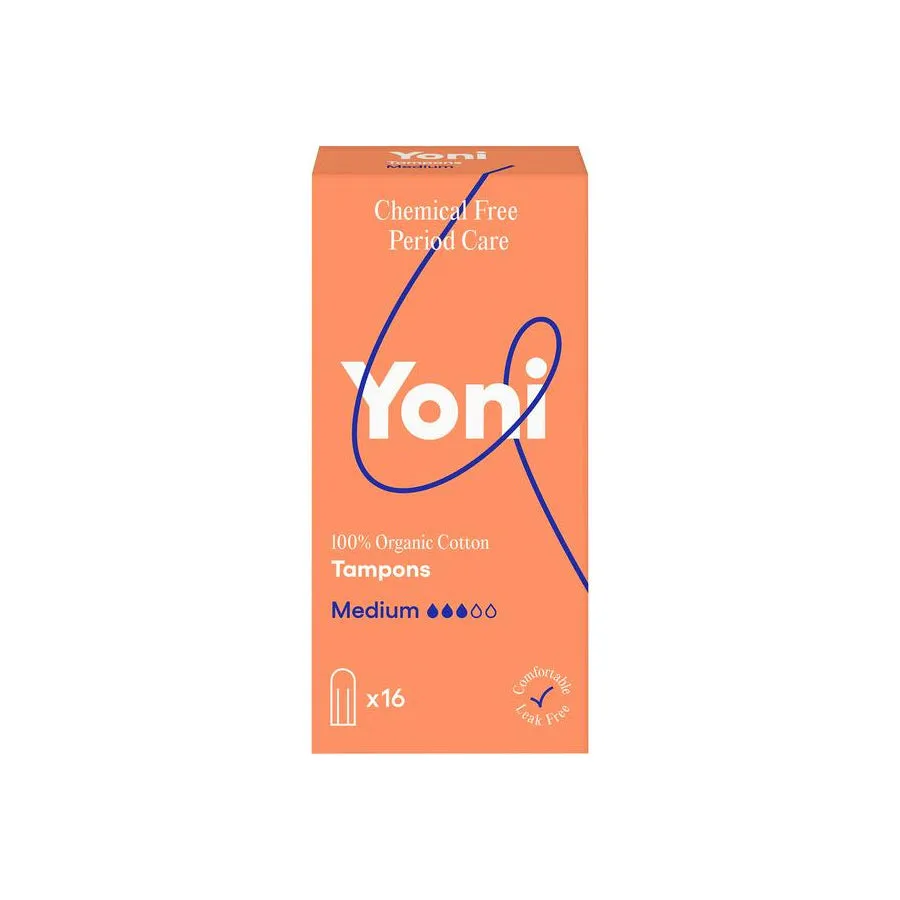 Organic Non Applicator Tampons Medium 16 packs