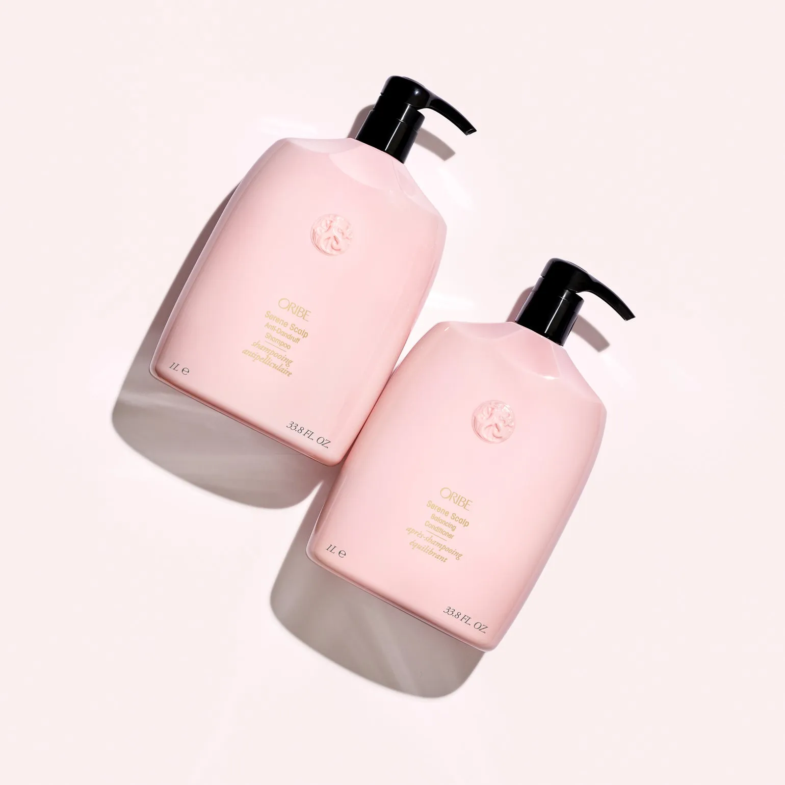 Oribe Serene Scalp Anti Dandruff Shampoo & Conditioner 33.8 oz SET With Pumps