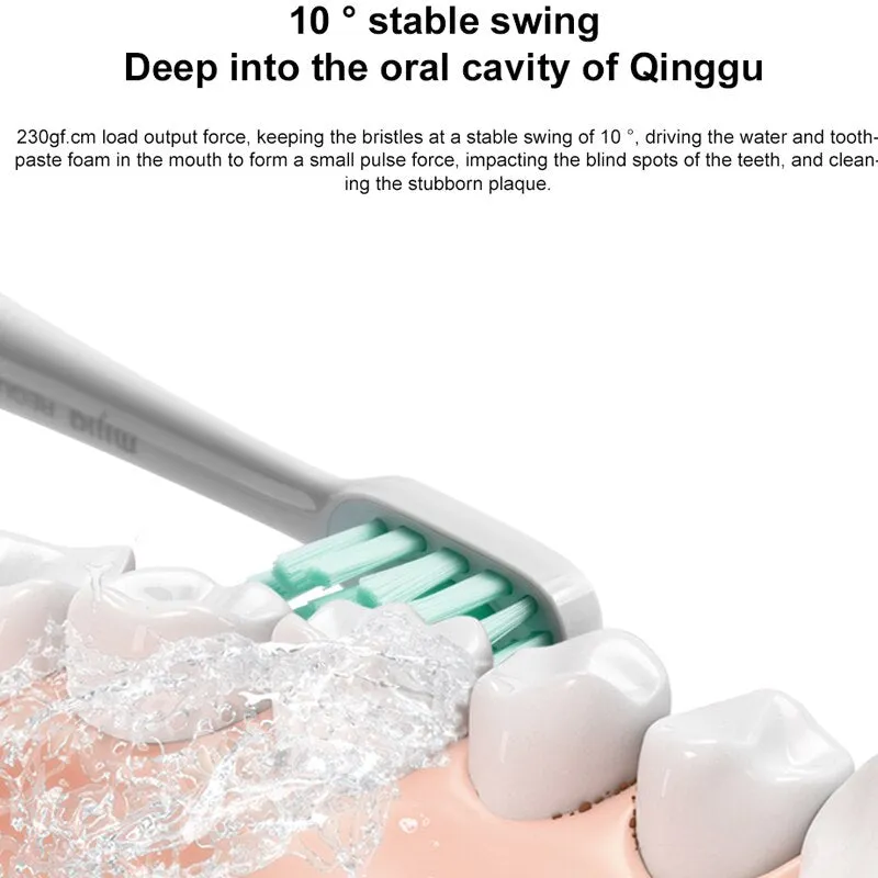 Original Xiaomi Mijia T300 Sonic Electric Toothbrush Mi Smart Electric Toothbrush 25 day High Frequency Vibration Magnetic Motor